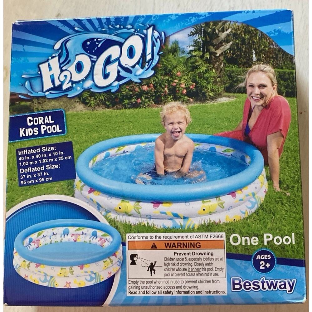 NEW H2O GO Coral Kids Pool 2+